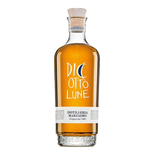 GRAPPA MARZADRO LE DICIOTTO LUNE CON ASTUCCIO IN LEGNO - CL 150