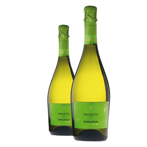 PROSECCO DOC EXTRA DRY MACCARI "DUPLAVILIS" CL 200 + PROSECCO DOC EXTRA DRY MACCARI "DUPLAVILIS" CL 75 OMAGGIO