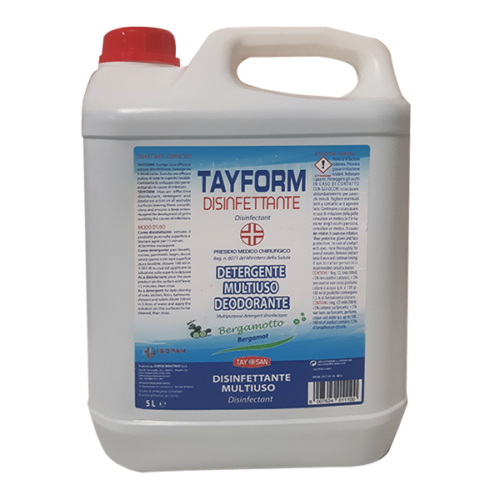ISOPAM TAYFORM DISINFETTANTE - DETERGENTE MULTIUSO DEODORANTE - LT 5