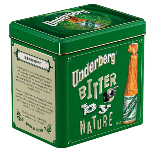 AMARO UNDERBERG MIGNON ML 20x12 - BOX METALLO LIMITED EDITION